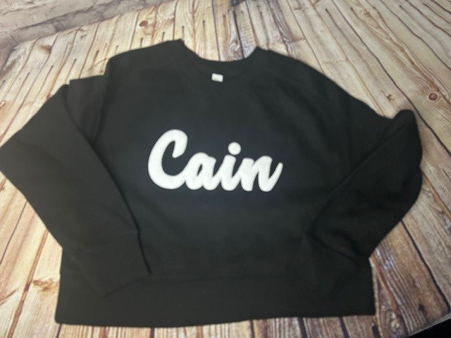 KC-DT1105 LADIES Puff Fleece Cropped Crew
