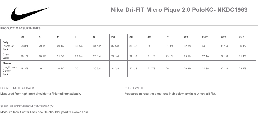 KC-NKDC1963 Nike Dri-FIT Mens Micro Pique 2.0 Polo