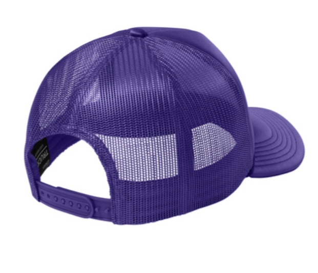 KC-Cain Classic Foam Trucker Cap 1 Color White Embroidery logo