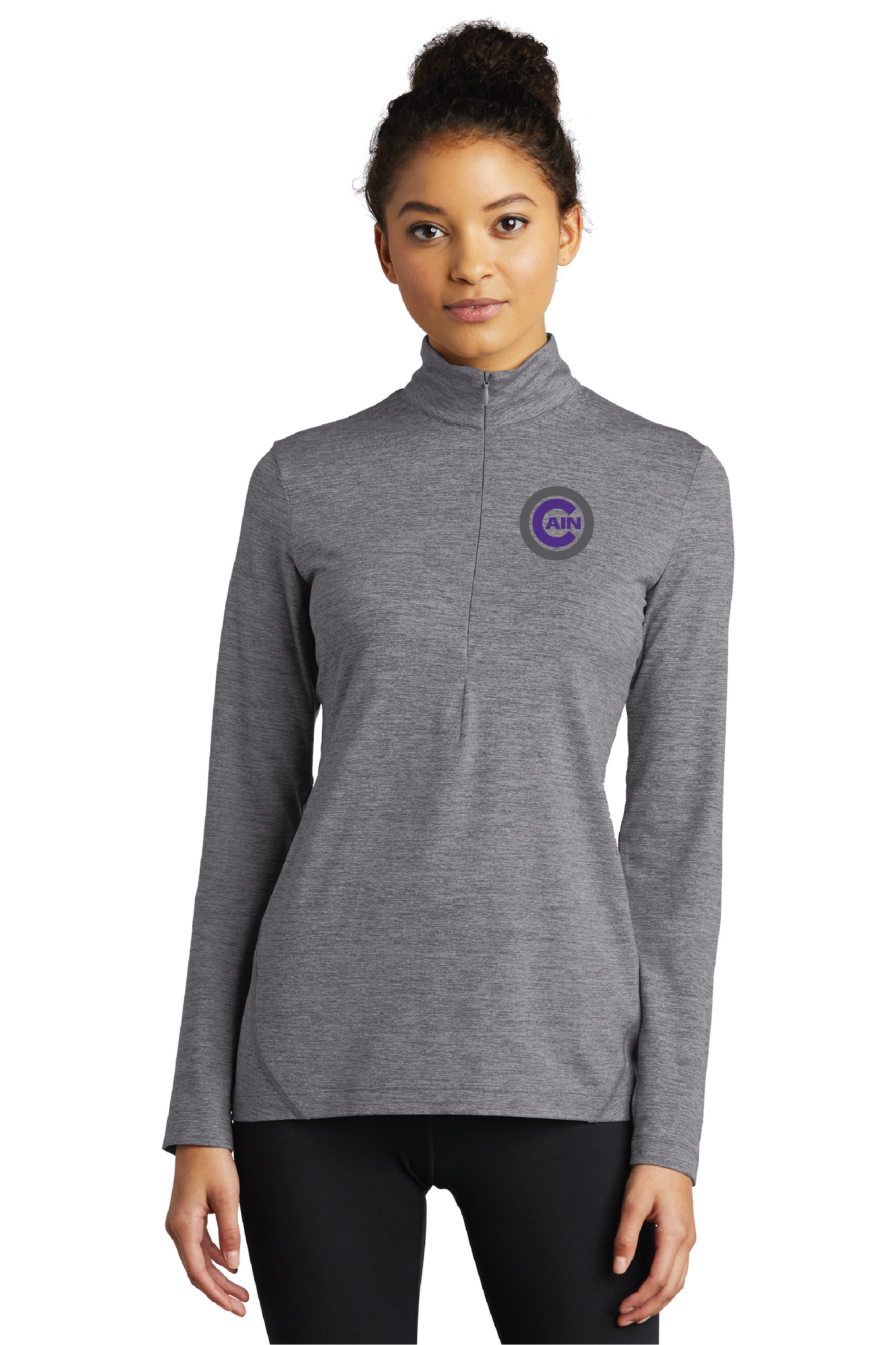 KC-LST711 Sport-Tek® Women's Exchange 1.5 Long Sleeve 1/2-Zip