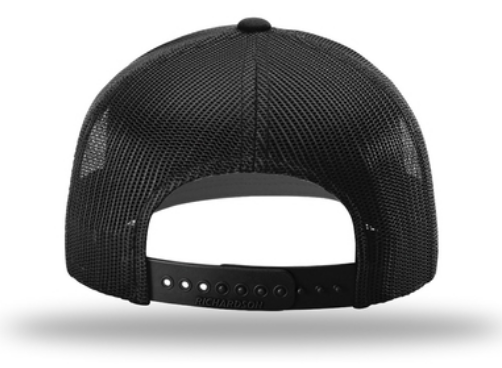 KC-R112 Richardson KC Ball logo Cap-Full front, Purple Cap w/ Embroidiery logo